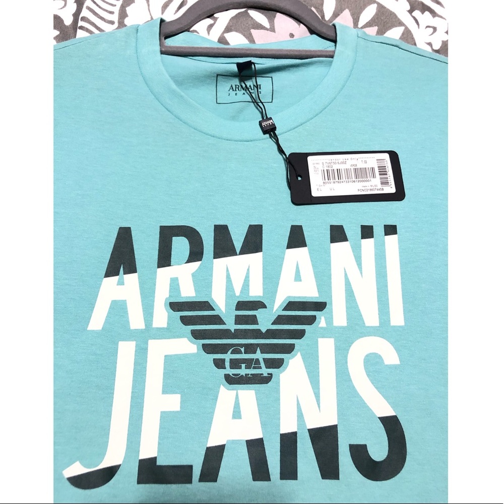 NWT Armani Jeans “Verde” T-Shirt Large